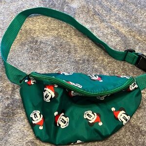 mickey fanny pack santa